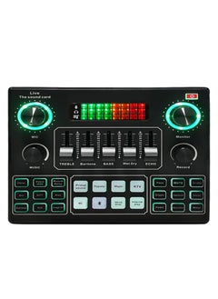 Buy Live Sound Card Audio Mixer, Bluetooth Audio Mixer, Podcast Audio Interface with DJ Mixer Effects, Podcast Production Studio Equipment, Prefect for Streaming/Podcasting/Gaming in UAE