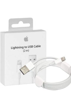 اشتري Lightnings Charger Cable Lightnings Cord USB Fast Charging Syncing Cable Phone 12 SE 11 Pro MAX Xs XS MAX XR X 8 7 6 5 Plus S E 12 pro max ios في الامارات