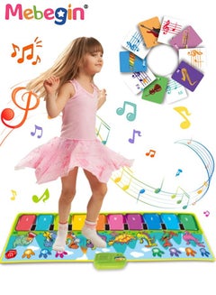Buy Baby Musical Mats with Different Music Sounds Musical Toys Child Floor Piano Keyboard Mat Carpet Animal Pattern Blanket Touch Playmat Early Education Toys for Baby Girls Boys Toddlers in UAE