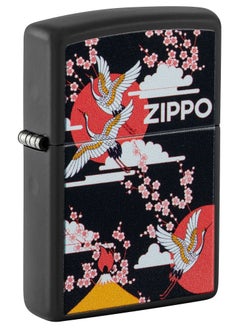 Buy Zippo 48182 218 Bird Design Black Matte Windproof Lighter in UAE