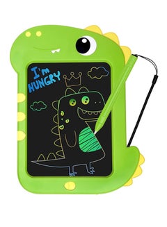 Buy LCD Writing Pad for Kids, Graffiti Board Gift for Kids Learning Sensory Toys - 8.5" Birthday Gift Drawing Pad, Dinosaur Shaped Color Drawing Pad for Boys and Girls (Green) in Saudi Arabia