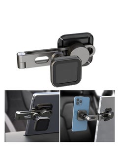 اشتري Car Magnetic Phone Holder Fit for Tesla Model 3/Y Auto Phone Mount Folding Hiddens Bracket Compatible With Magsafe Cellphone 360° Rotation Invisible Support Gift for Man Woman في الامارات