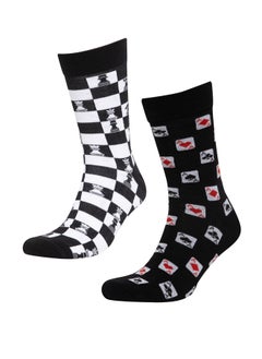 Buy Man High Cut Socks - 2 Pack in Egypt