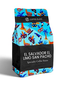 Buy Coffe Island El Salvador El Limo San Pacho Specialty Coffee, 100% Arabica, Medium Roast, Fruits, Almonds, And Lemon Lime Flavor Profile, SCA Score 86-88, 250 Gram in UAE