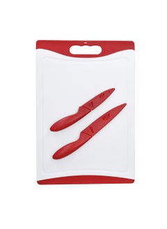 Buy 3 Piece Knives & Chopping Board Set in UAE