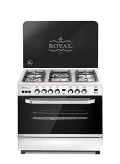 Buy Royal Master Chef Sensor 90 Cast Gas Cooker Full Digital Safety 5 Burners in Egypt