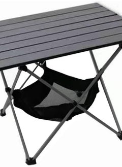 Buy Rightsure Portable Camping Table with Net Bag, Ultralight Aluminum Desk Top Table, Small Folding Picnic Table Suitable for Outdoor, Picnic, Barbecue, Beach, Fishing, Hiking, Travel (Large) in Saudi Arabia