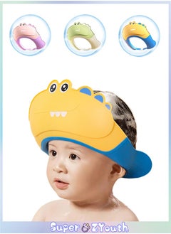 Buy Baby Shower Cap Shield, Bath Cap for Kids, Adjustable, Waterproof and Soft Visor Bath Hat for Girls, Boys, Infants, Kids and Toddlers in Saudi Arabia