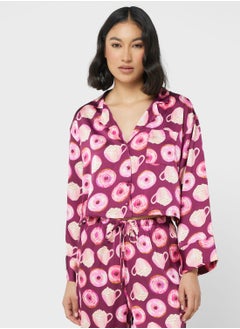 Buy Pocket Detail Printed Shirt in Saudi Arabia