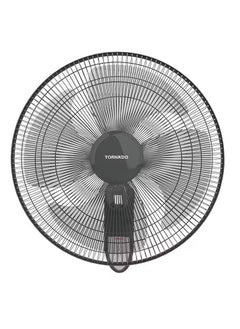 Buy TORNADO Wall Fan 18 Inch 4  Remote Dark Grey EPS-18RG in Egypt