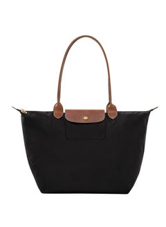 Buy women's large tote bag, handbag, shoulder bag black classic style in UAE