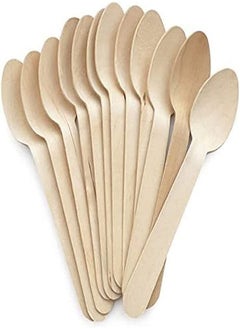 Buy 50-Piece Wooden Spoon Set Brown in Saudi Arabia