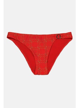 اشتري Women Swimwear Bikini Bottom, Red في الامارات