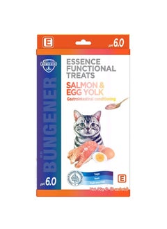 Buy BUNGENER POSTBIOTICS FUNCTIONAL CAT TREATS SALMON & EGG YOLK 8*12G in UAE