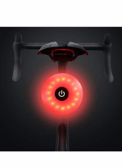 Buy Bike Tail Light Sport LED Rear USB Rechargeable, Red High Intensity Bicycle Taillight Waterproof, Helmet Backpack Lamp Safety Warning Strobe in UAE