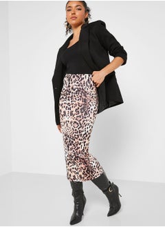 اشتري Animal Print Skirt في الامارات