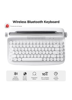 اشتري ACTTO Retro Mini Wireless Bluetooth Typewriter Keyboard B303 في الامارات