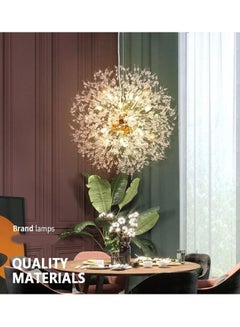 Buy 8 Head Modern Crystal Dandelion Chandelier Lighting Pendant Lamp For Living Room Dining Room Home Decoration in Saudi Arabia