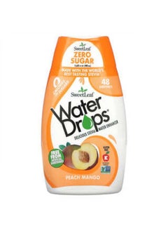 Buy Wisdom Natural, SweetLeaf, Water Drops, Delicious Stevia Water Enhancer, Peach Mango, 1.62 fl oz (48 ml) in UAE