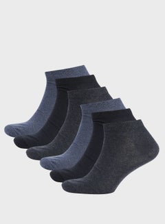 Buy 7 Pack Assorted Ankle Socks in UAE