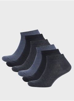 Buy 7 Pack Assorted Ankle Socks in UAE