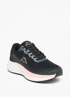 Buy Women's Textured Walking Shoes with Lace-Up Closure in UAE