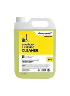 Buy Long Lasting Floor Cleaner Concentrate Liquid - Sunny Lemon Fragrance 5L in UAE