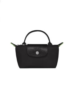 Buy Longchamp Women's Classic Fashion Versatile Mini Makeup Bag, Handbag, Shoulder Bag, Handheld Small Bag all black in UAE