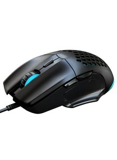 اشتري TAIOU USB Wired E-sports Mouse Gaming Mouse with RGB Breathing Light Adjustable DPI for Laptop Desktop PC Computer في الامارات