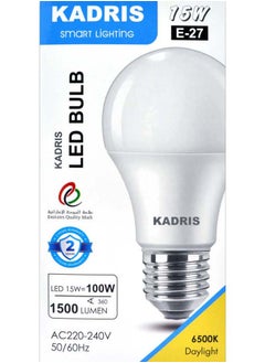 اشتري LED Light Bulb 12W LA-2122, 6500K Cool Daylight (White) , Non-dimmable, E27 Base 15W=100W 1500 LUMEN, ESMA Approved With One Year Warranty في الامارات