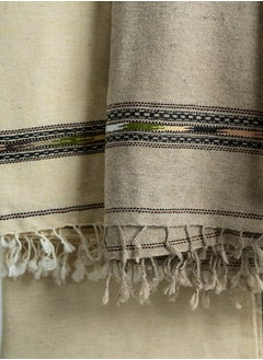 اشتري Blanket Throw Camel Wool Fabric 265 x 130 cm في الامارات