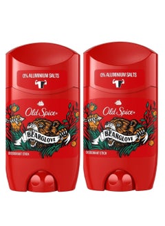 Buy Two pieces of Old Spice Bearglove 2*50 ml in Saudi Arabia