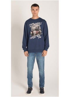 اشتري Printed Crew Neck Sweatshirt في مصر