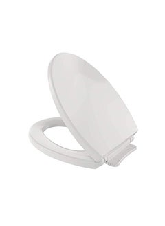 اشتري TOTO SS114#11 Transitional SoftClose Elongated Toilet Seat, Colonial White في الامارات