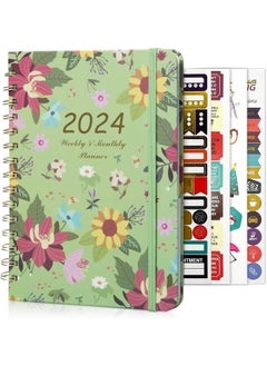 Buy 2024 Planner Notebook, Undated Weekly and Monthly Life Planner to Hit Your Goals and Live Happier, 12 Months Academic Daily Planner, Appointment Book, Yearly Agenda Productivity for Women and Men A5 in Saudi Arabia