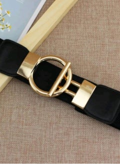 Buy 1pc 4cm Wide Dress Waist Belt With Elastic & Buckle in Egypt