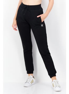 Buy Women Sportswear Fit Embroidered Logo Training Pant, Black in UAE