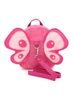 Buy Butterfly Baby Walking Safety Backpack, Anti-lost Mini Bag, Toddler Child Strap Backpack, with Safety Leash, Baby Butterfly with Wings Walking Safety Harness Reins (Pink) in UAE