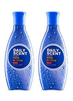 Buy 2 Pieces Of Daily Scent Cologne Nine to Mine Body 2 x 125 ml in Saudi Arabia