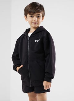 Buy Kids Lounge Regular Zip Hoodie in UAE