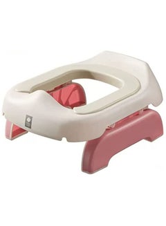 Buy Portable Potty Seat for Kids Travel 2 in 1 Potty for Travel Foldable Training Toilet Chair for Toddler Potty Training Toilet for Outdoor and Indoor Easy to Clean PINK in UAE