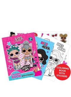 Buy Coloring Book A4 Mod 39 With Stickers - Lol Surprise in UAE