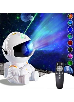 Buy Astronaut Star Projector Galaxy Night Light Kids Space lights LED Lamp with Remote Timer and 360° Adjustable Design for Room Decor in Saudi Arabia