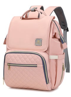 Buy 135 Baby Maternity Diaper Elegant Waterproof Multifunctional large capacity backpack bag - Pink in Egypt