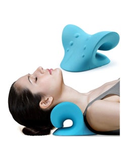 Buy 1-Piece Neck and Shoulder Relaxer Neck Pillow Orthopedic Pillow Neck Pain Relief Chiropractic Pillow in Saudi Arabia