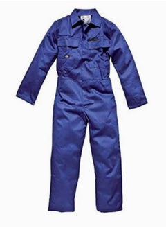 Buy Full Cotton Petrol Coverall Garments (Blue, Medium) in UAE