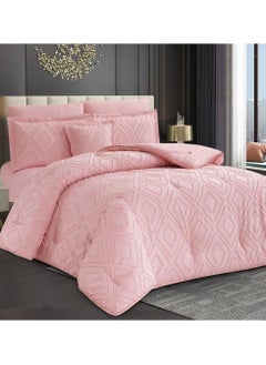 Buy HOURS Plain Comforter Set 7 Pieces King Size in Saudi Arabia