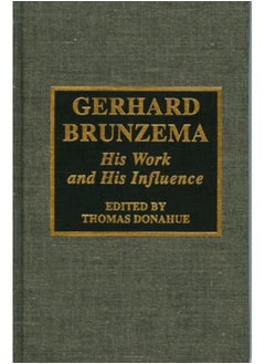 اشتري Gerhard Brunzema : His Work and His Influence في الامارات