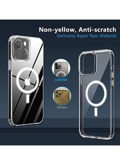 Buy Designed For IPhone 14 (6.1 Inch) Case Compatible With MagSafe Clear Cover in Egypt