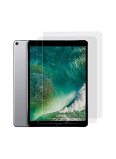 Buy Tempered Glass Screen Protector 2 Pack For iPad Air 3 (10.5 Inch 2019 Model) and iPad Pro 10.5 (2017) - Clear in UAE